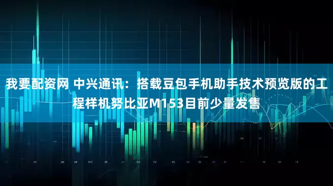 我要配资网 中兴通讯：搭载豆包手机助手技术预览版的工程样机努比亚M153目前少量发售